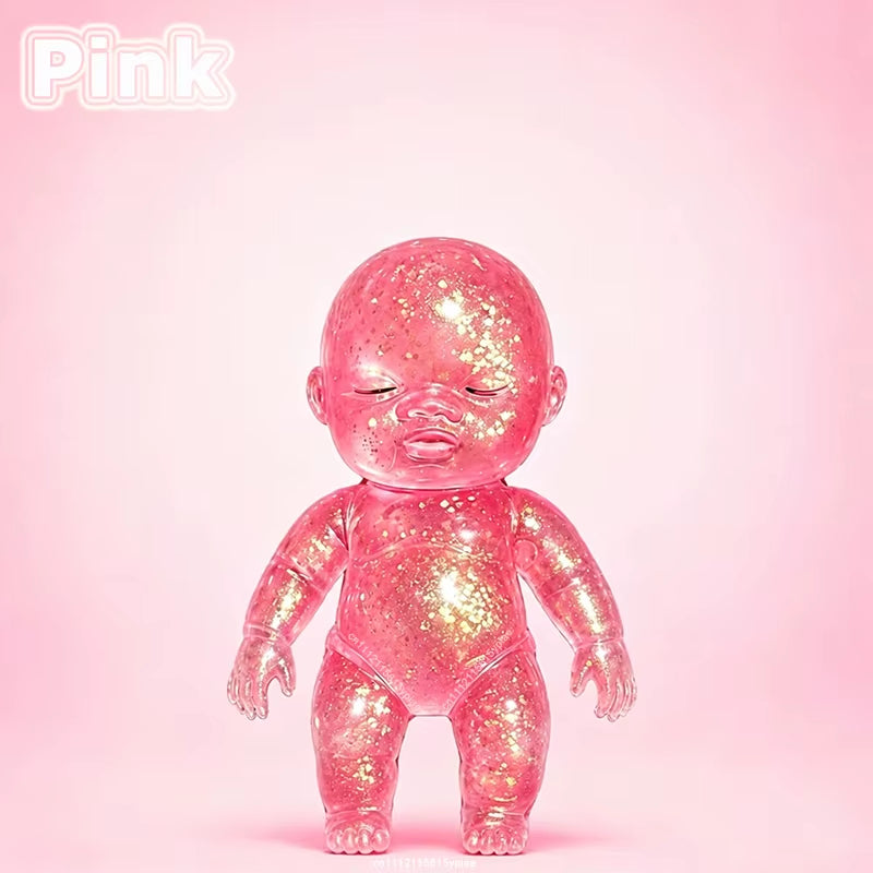 Anti-Stress Squeeze Cute Toy Baby Shape Stress Relief Toy Shining Squishy Baby Stretchable Slow Rising Toy for Friends Gift New