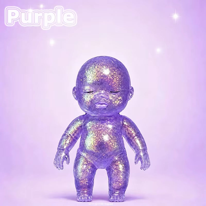 Anti-Stress Squeeze Cute Toy Baby Shape Stress Relief Toy Shining Squishy Baby Stretchable Slow Rising Toy for Friends Gift New