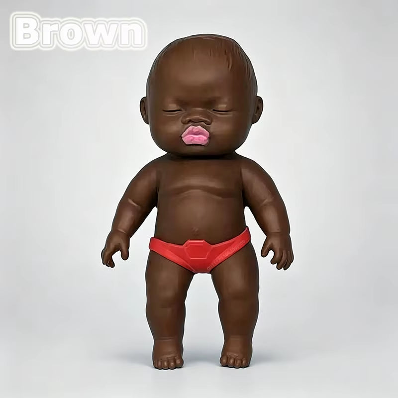 Anti-Stress Squeeze Cute Toy Baby Shape Stress Relief Toy Shining Squishy Baby Stretchable Slow Rising Toy for Friends Gift New