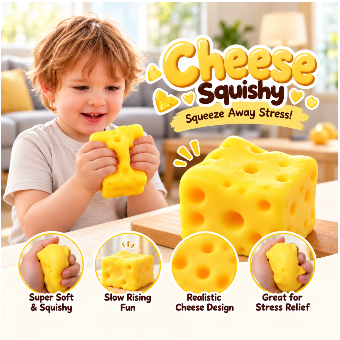 Cheddar Cheese Squishy