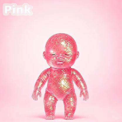 Anti-Stress Squeeze Cute Toy Baby Shape Stress Relief Toy Shining Squishy Baby Stretchable Slow Rising Toy for Friends Gift New