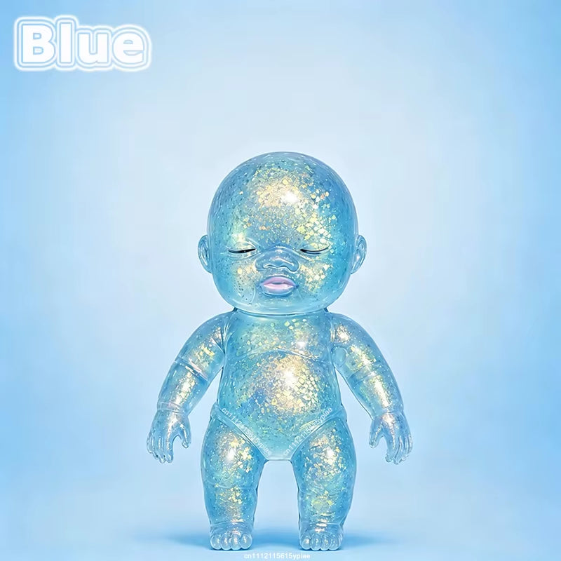 Anti-Stress Squeeze Cute Toy Baby Shape Stress Relief Toy Shining Squishy Baby Stretchable Slow Rising Toy for Friends Gift New